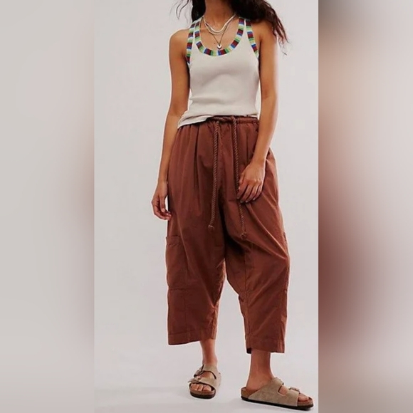 Free People Pants - FREE PEOPLE- Kahlani Harem Pull-On Pants